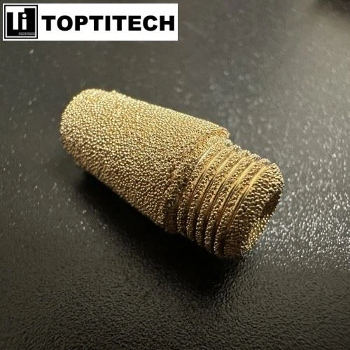 D-1/8G Sintered Brass Air Exhaust Pneumatic Muffler Silencer